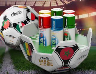 Jeeter World Cup - Collectible Soccer Ball - Baby Jeeter Infused 6pk - .5g (REPLACE WITH 6 INDIVIDUAL .5Gs AT CHECKOUT)