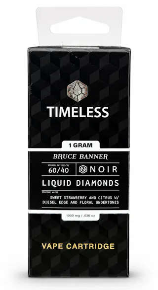 Timeless - Bruce Banner - Liquid Diamonds Vape Cartridge - 1g