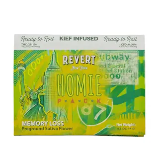 Revert - Memory Loss Homie Pack - Kief Infused Ground Flower - 14g