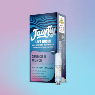 Jaunty - Crunch N Munch - Live Rosin Vape Cartridge - .5g