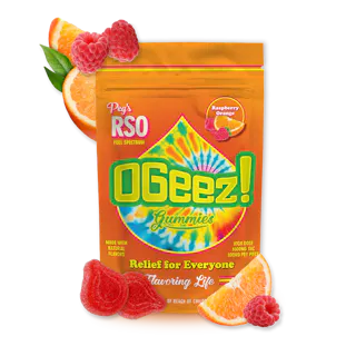 OGeez! - Raspberry Orange - RSO Gummies 10pk - 100mg
