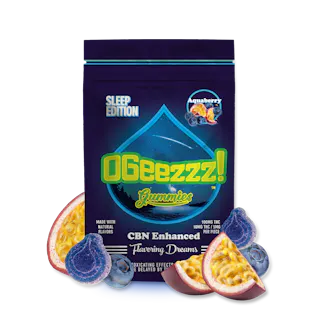 OGeez! - Aquaberry 2:1 THC:CBN - Sleep Edition - Gummies 10pk - 100mg