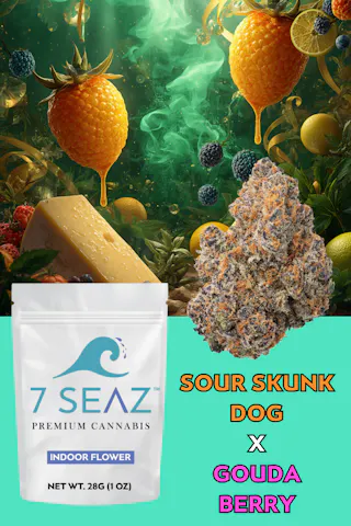 7Seaz - Sour Skunk Dog x Goudaberry (Indoor) - 28g