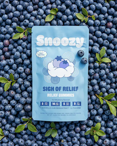 Snoozy - Sigh Of Relief: Relief Gummies 1:2:1:1 THC:CBD:CBC:CBG - 100mg