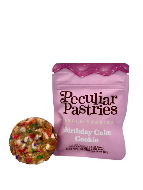 Peculiar Pastries - Birthday Cake Cookie 2:1 THC:CBD - 10mg