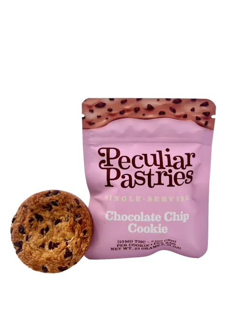 Peculiar Pastries - Chocolate Chip Cookie 2:1 THC:CBD - 10mg