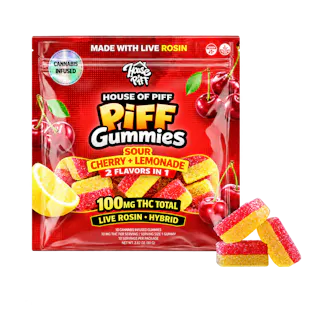 House of Piff - Cherry + Lemonade - Live Rosin Gummies - 10pk - 100mg