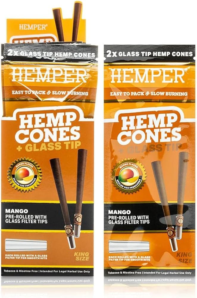 Hemper | Hemp King Cones | Mango | 2pk