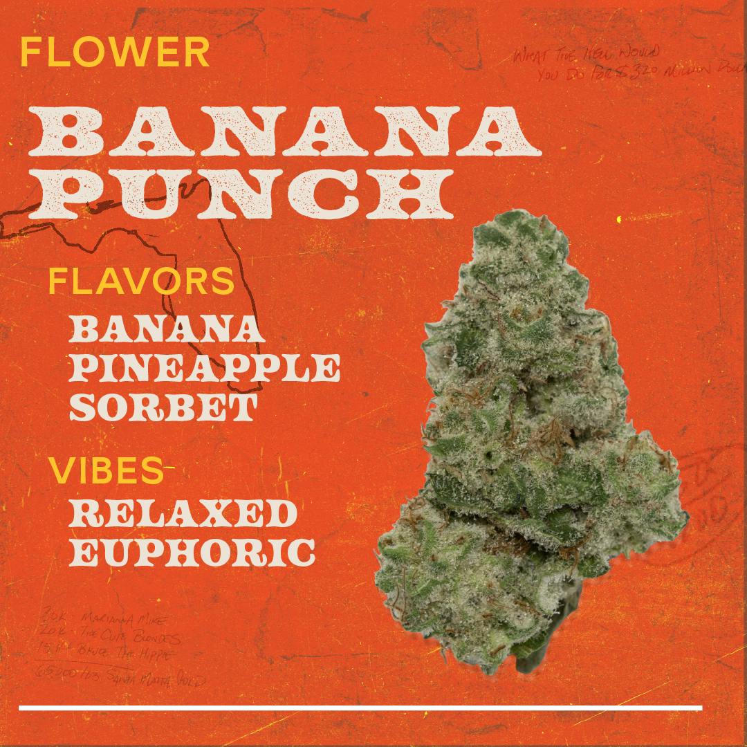 Banana Punch 3.5g Flower Hybrid - 