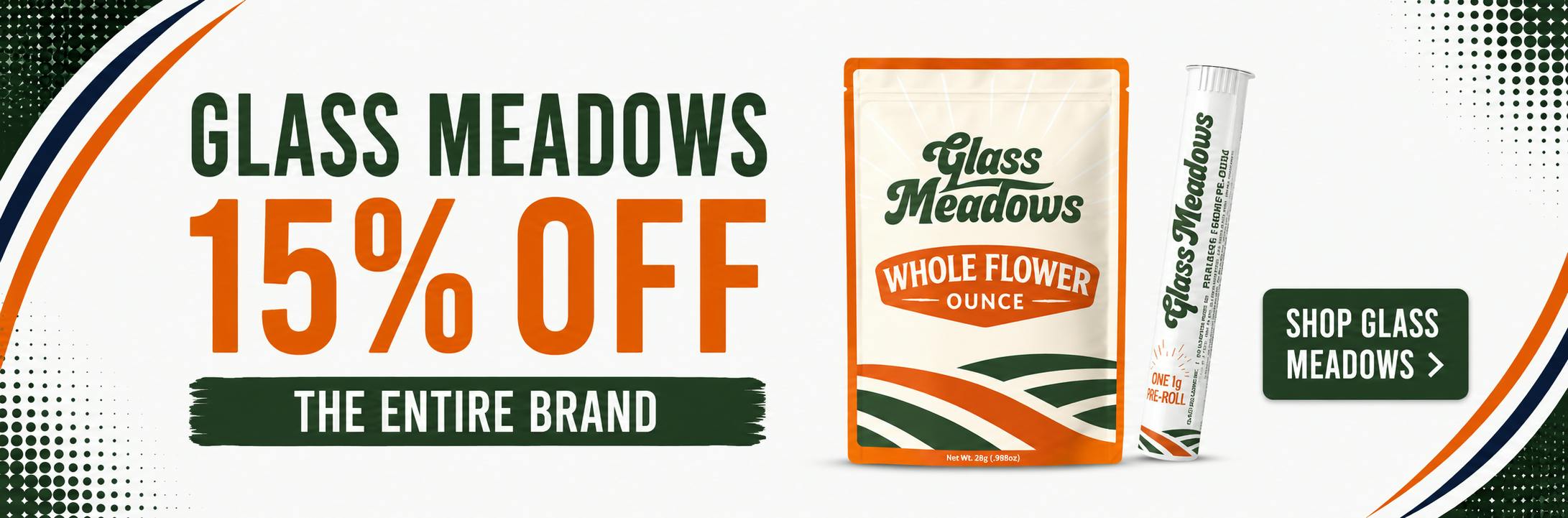 20% Off Glass Meadows Items
