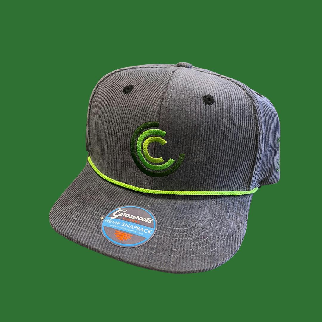 CCC GREY CORDUROY SNAPBACK
