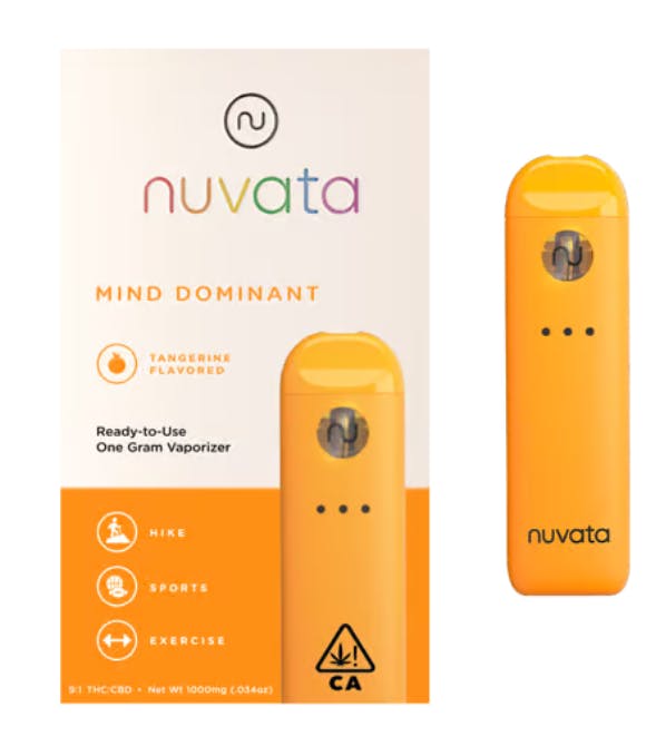 NUVATA | Mind Dominant 9:1 THC:CBD - Tangerine | - 1 G