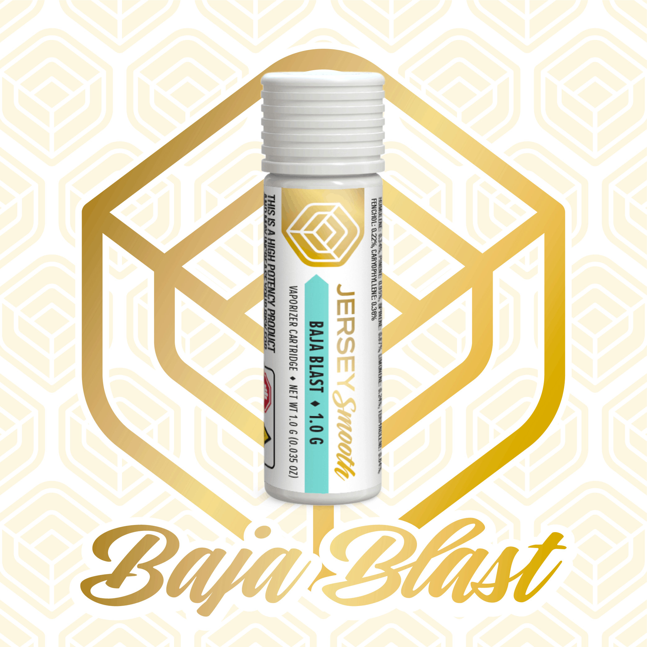 JERSEY SMOOTH | BAJA BLAST |  VAPE CART - 1 G