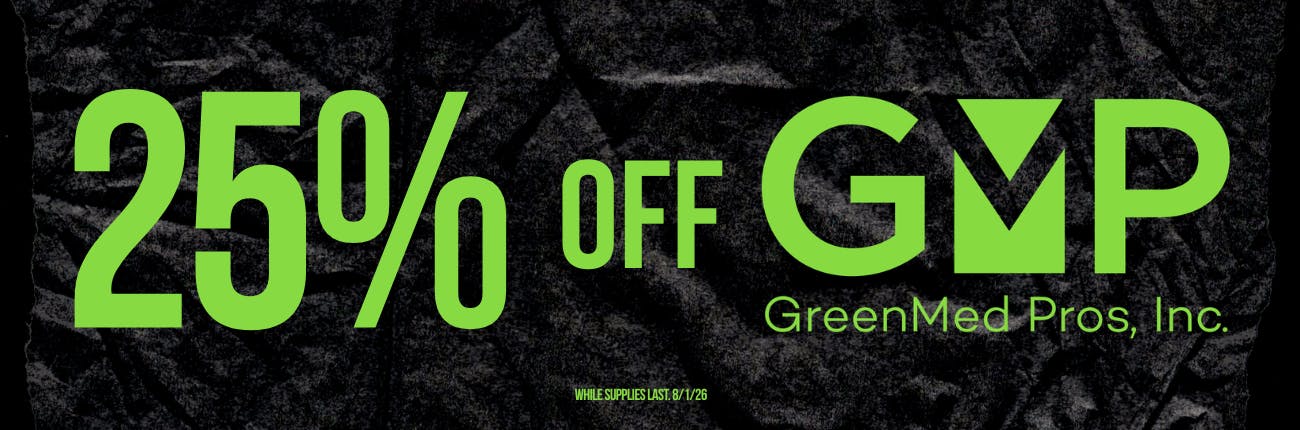 [8/1] GreenMed Pros - 25% off