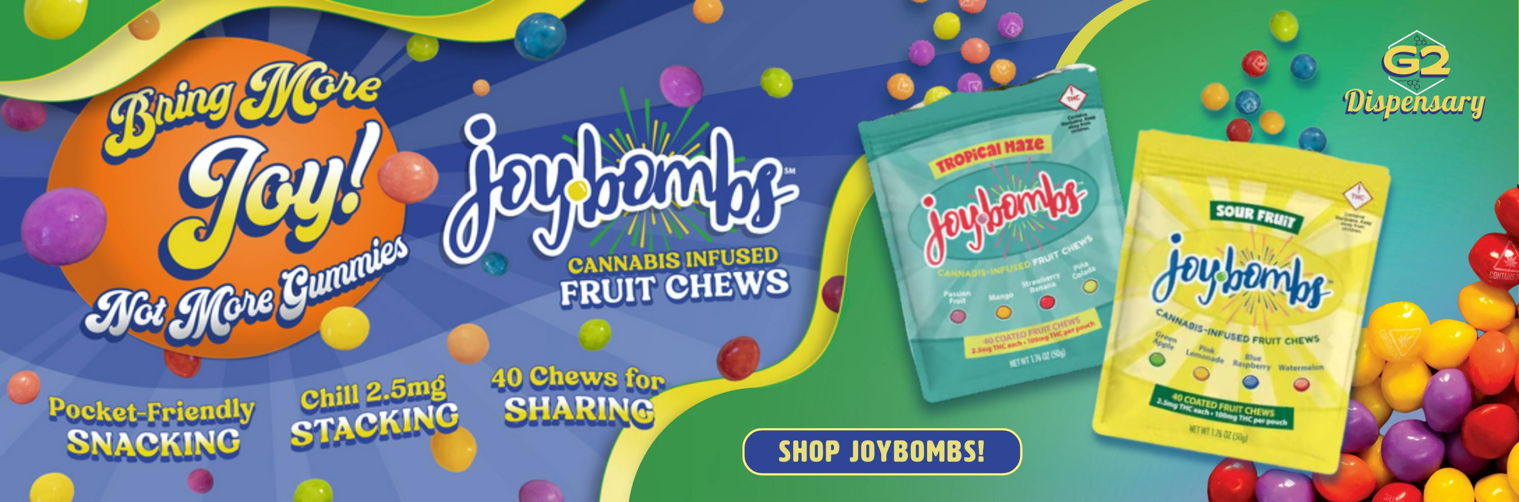 JOYBOMBS BACK IN STOCK!