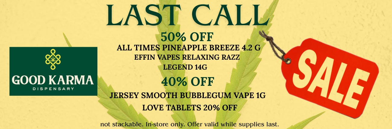 LAST CALL SALE