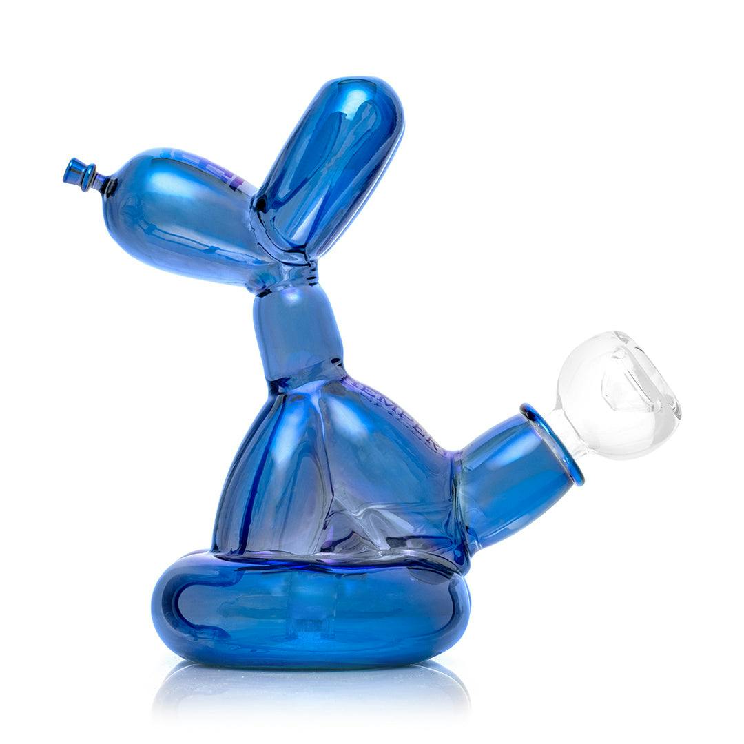 Hemper | Glass Mini Bong | Blue Balloon Dog