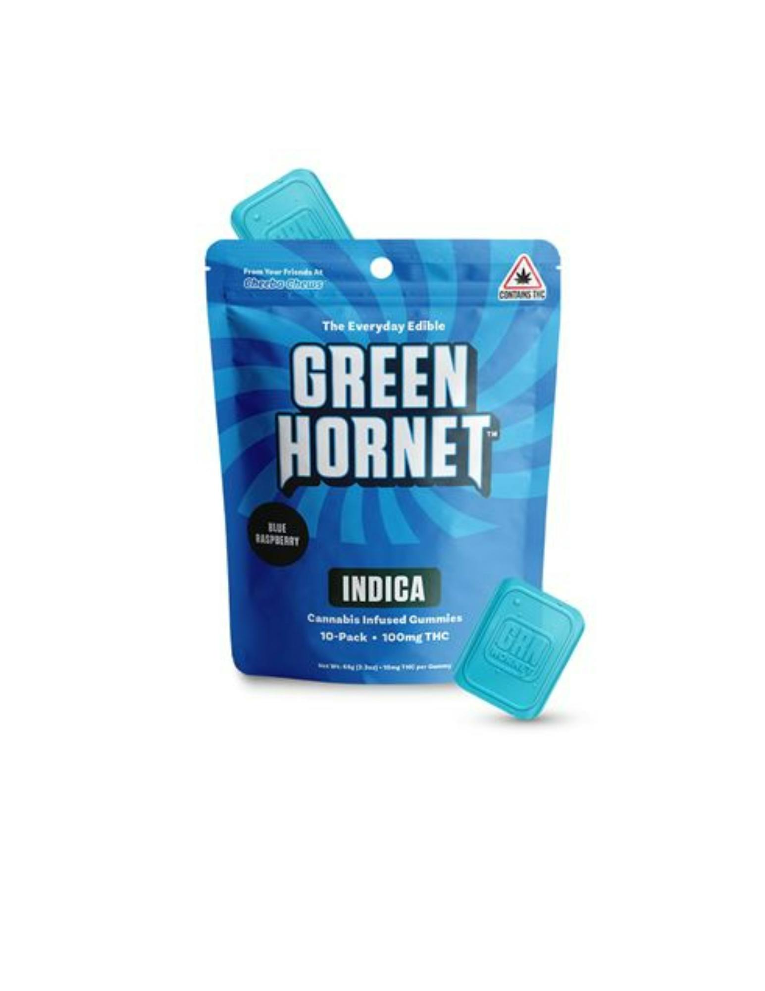 Blue Raspberry Indica 100mg - Green Hornet | Edibles | undefined | High ...
