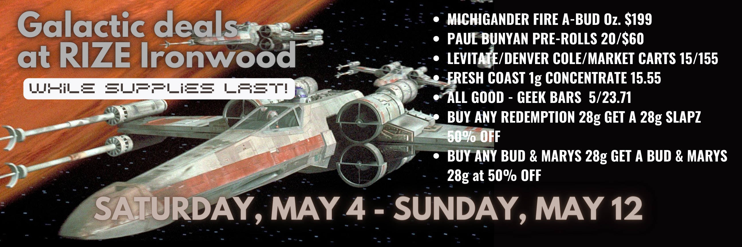 May 4 - May 12 Star Wars Event