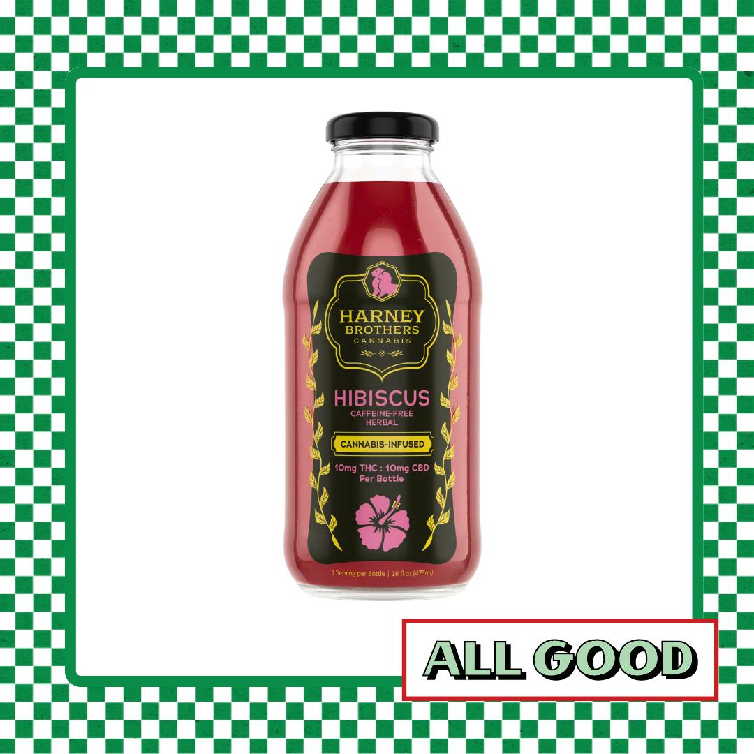 Harney Bros. | Hibiscus Tea | 1:1 THC:CBD | Bottle | 10mg