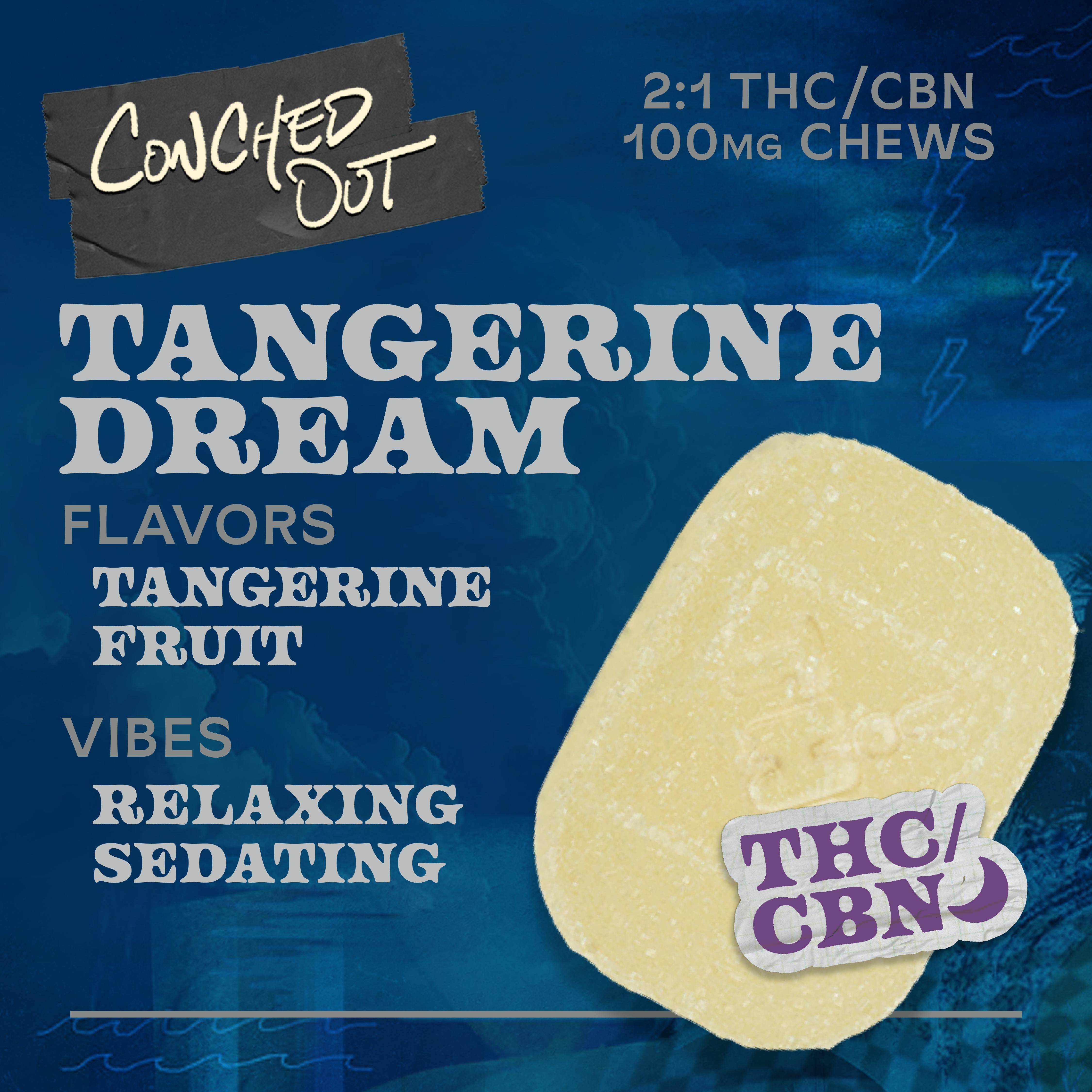 Tangerine Dream 2:1 THC:CBN 100mg THC Chews CBN - 