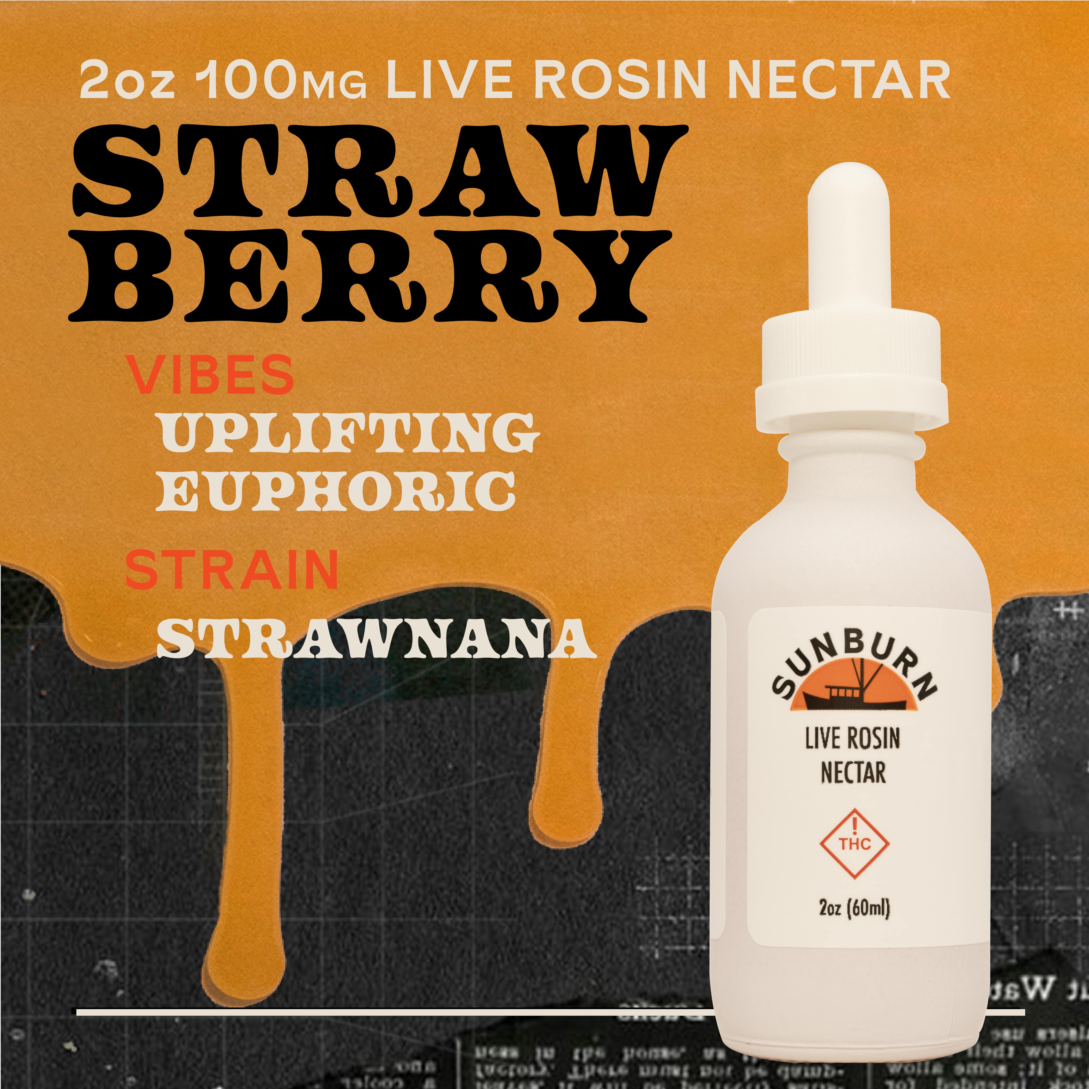 Nectar 100mg 2oz Strawberry Strawnana - 