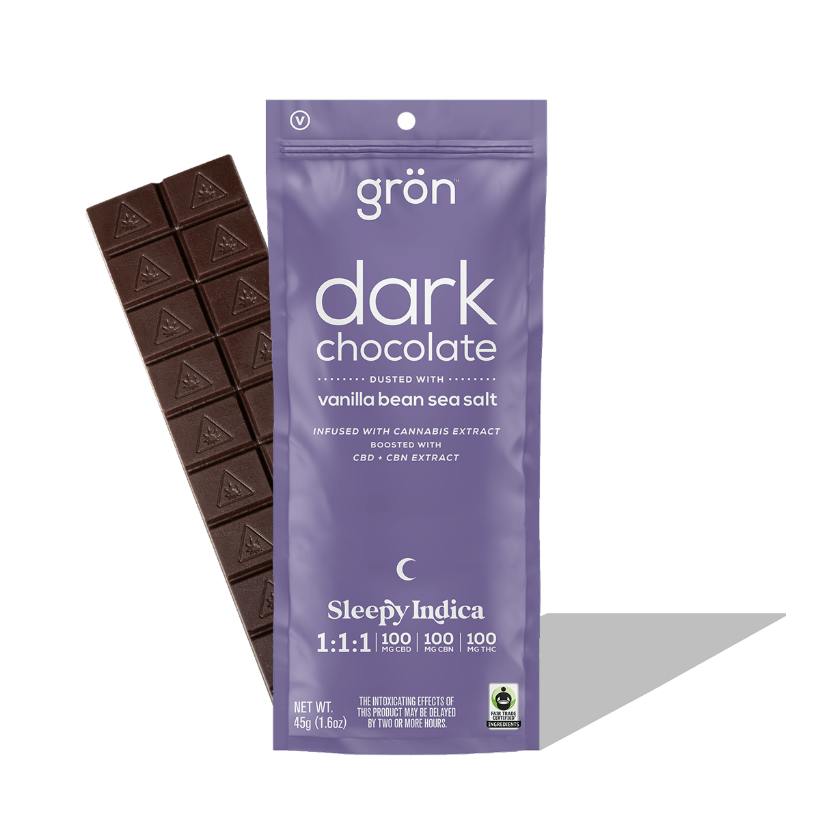 Dark Chocolate Vanilla Bean Sea Salt Bar