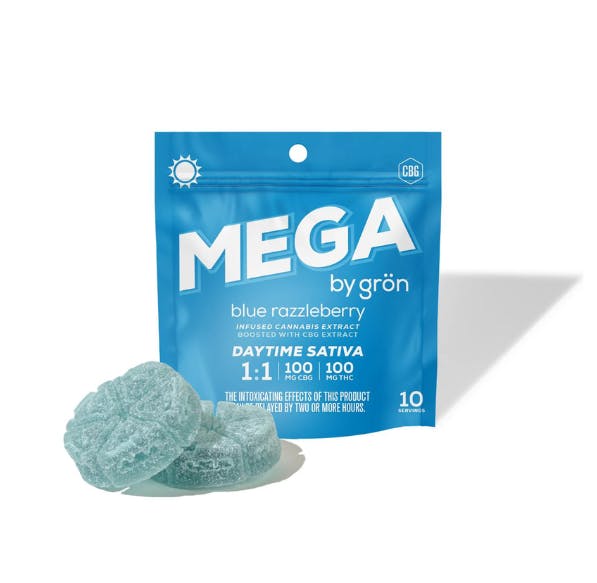 1:1 BLUE RAZZLEBERRY MEGA PEARL [2PK]
