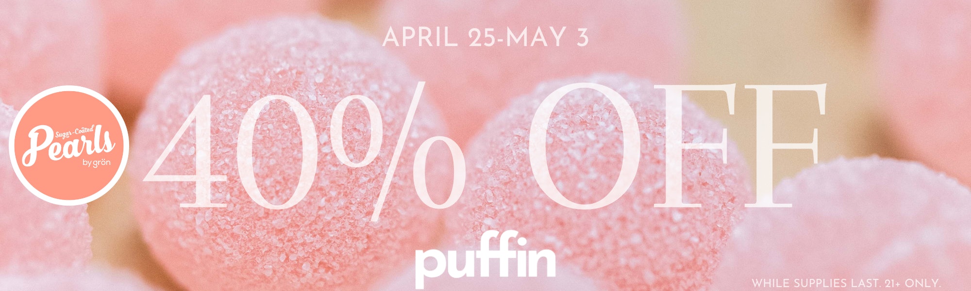 40% Off Pearls! 4/25-5/3