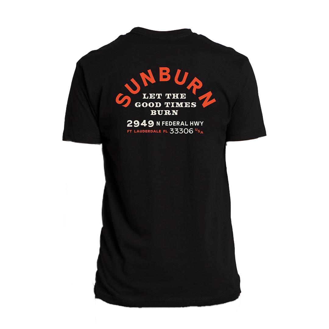 T-Shirt | Address - Unisex | Medium Black | Merchandise | Sunburn