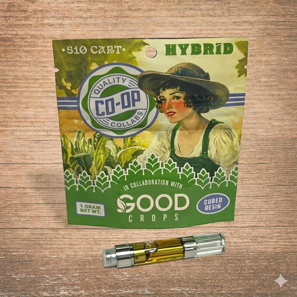 Co-Op x Good Crops - Forbidden Skittlez 1g Cured Resin Cart TRIBE (H)