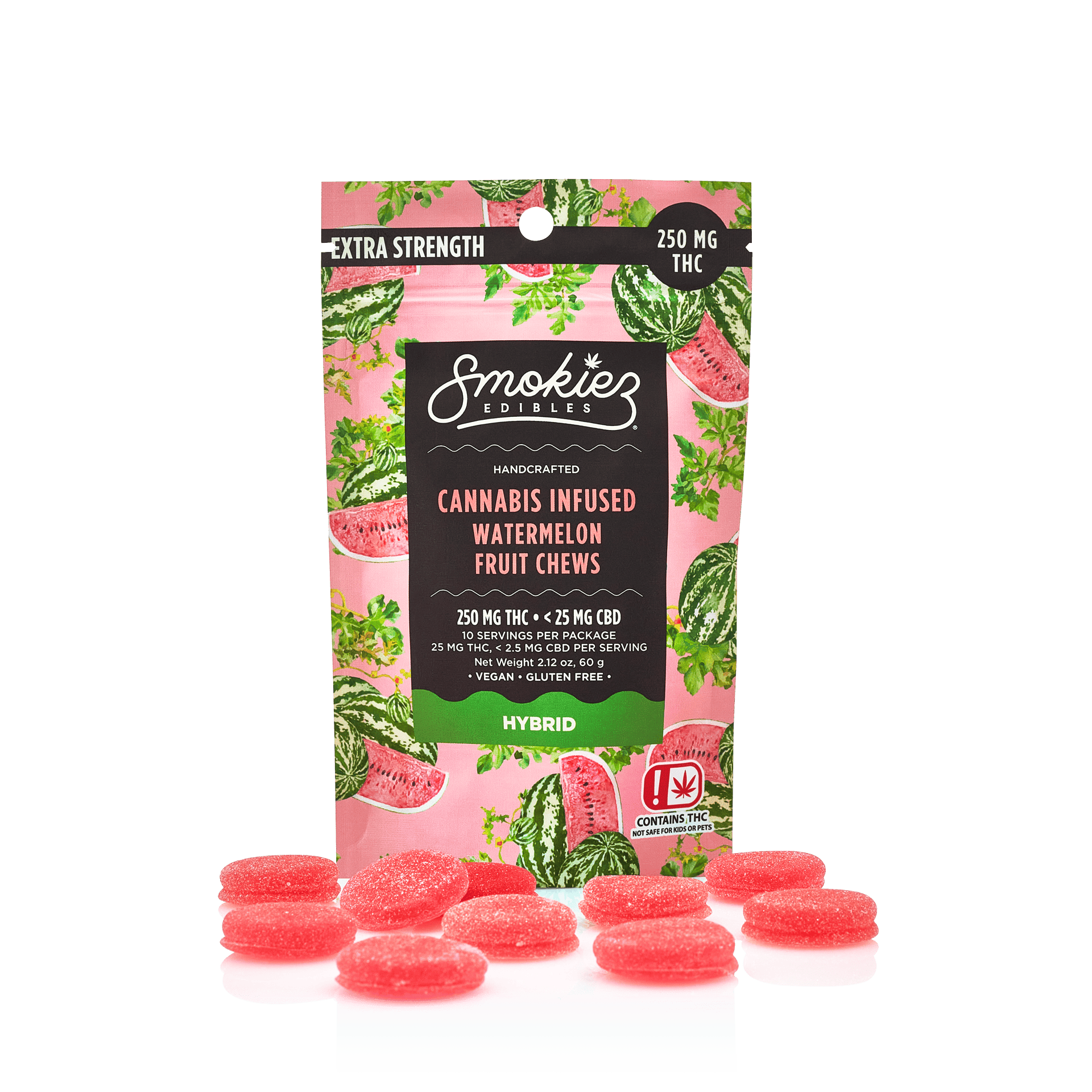 Watermelon Hybrid Gummies 250mg SMKZ