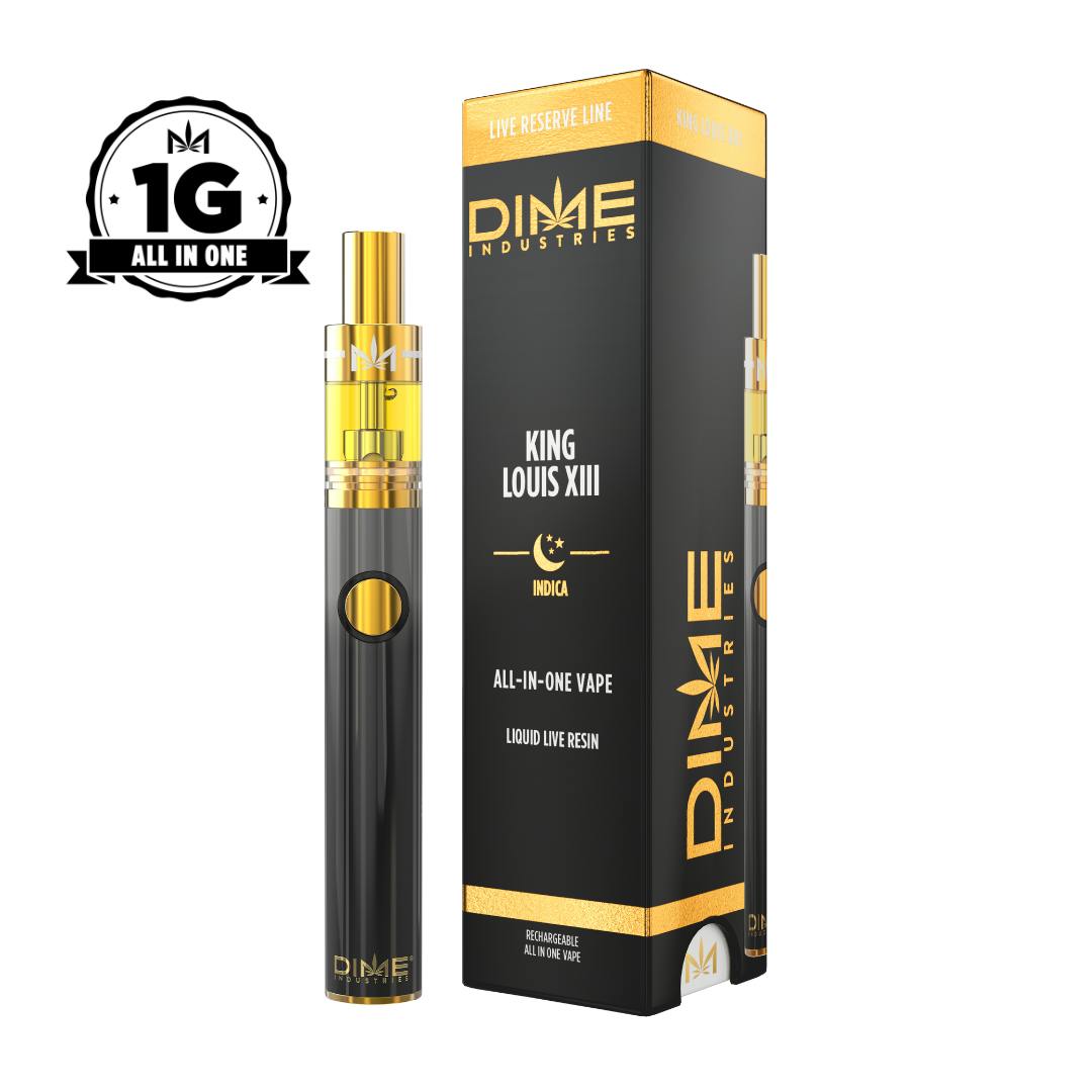 King Louis XIII 1g Live Resin All-In-One DIME (I)