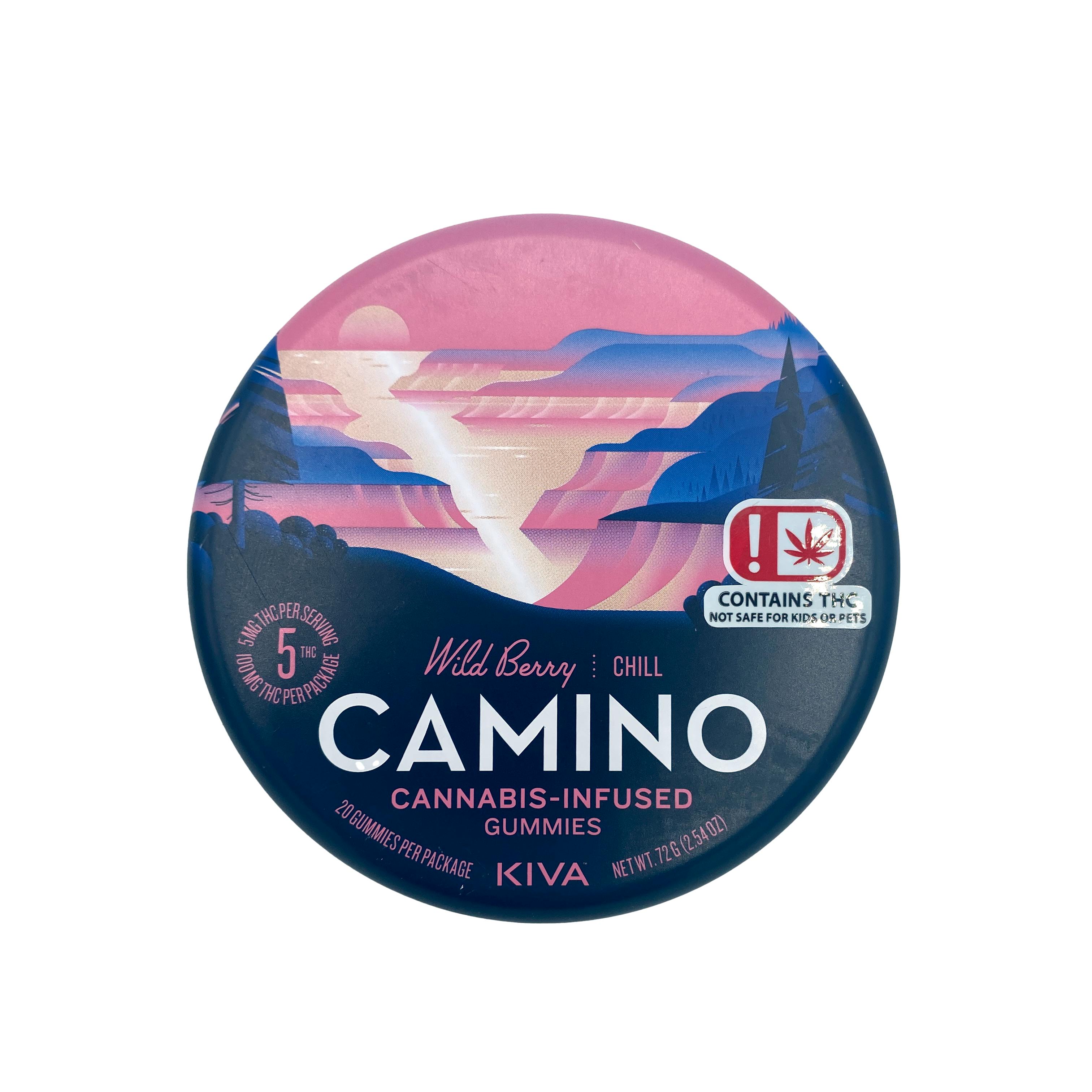 Wild Berry Chill Camino Gummies 100mg [20pk] KIVA