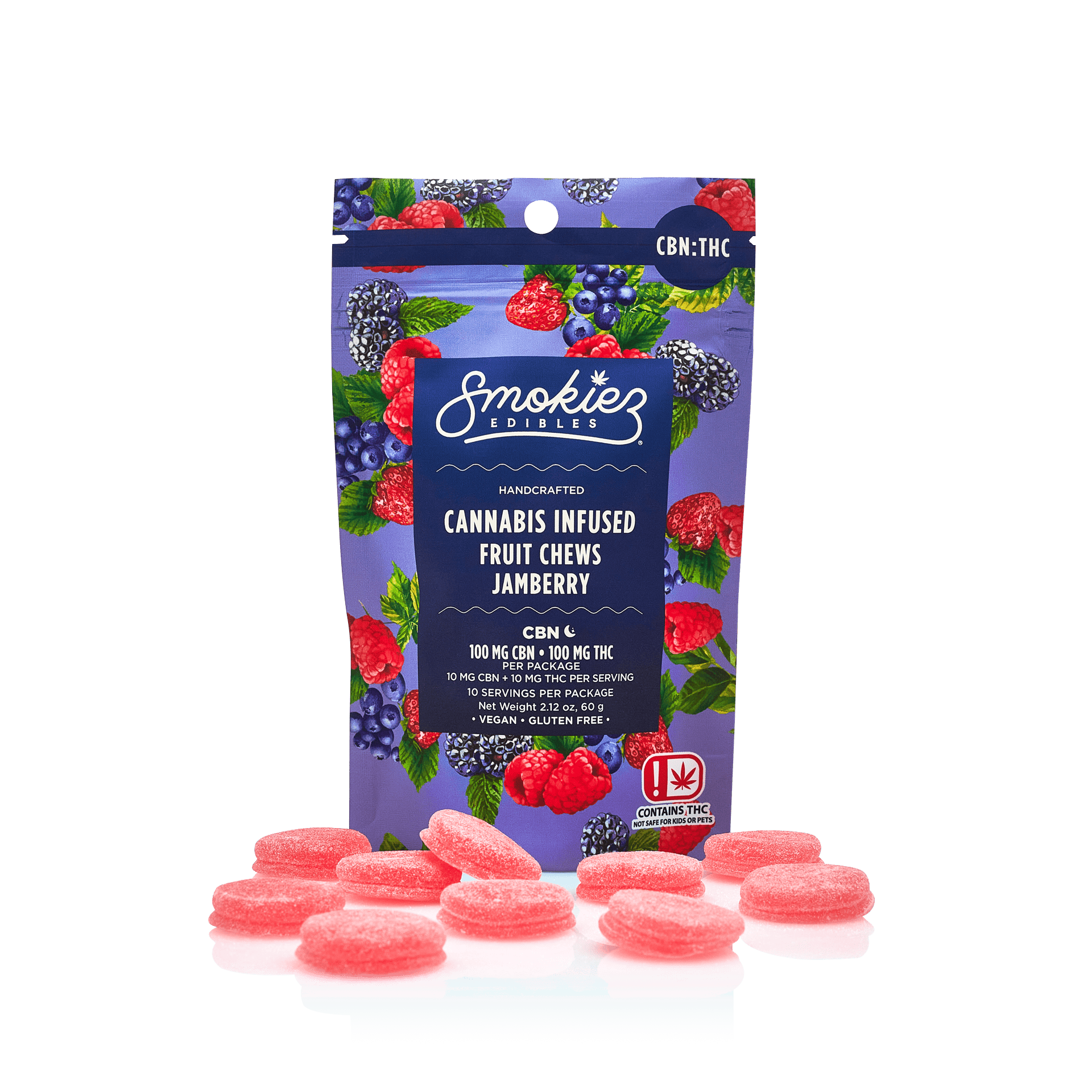 Jamberry CBN:THC Gummies 100mg SMKZ