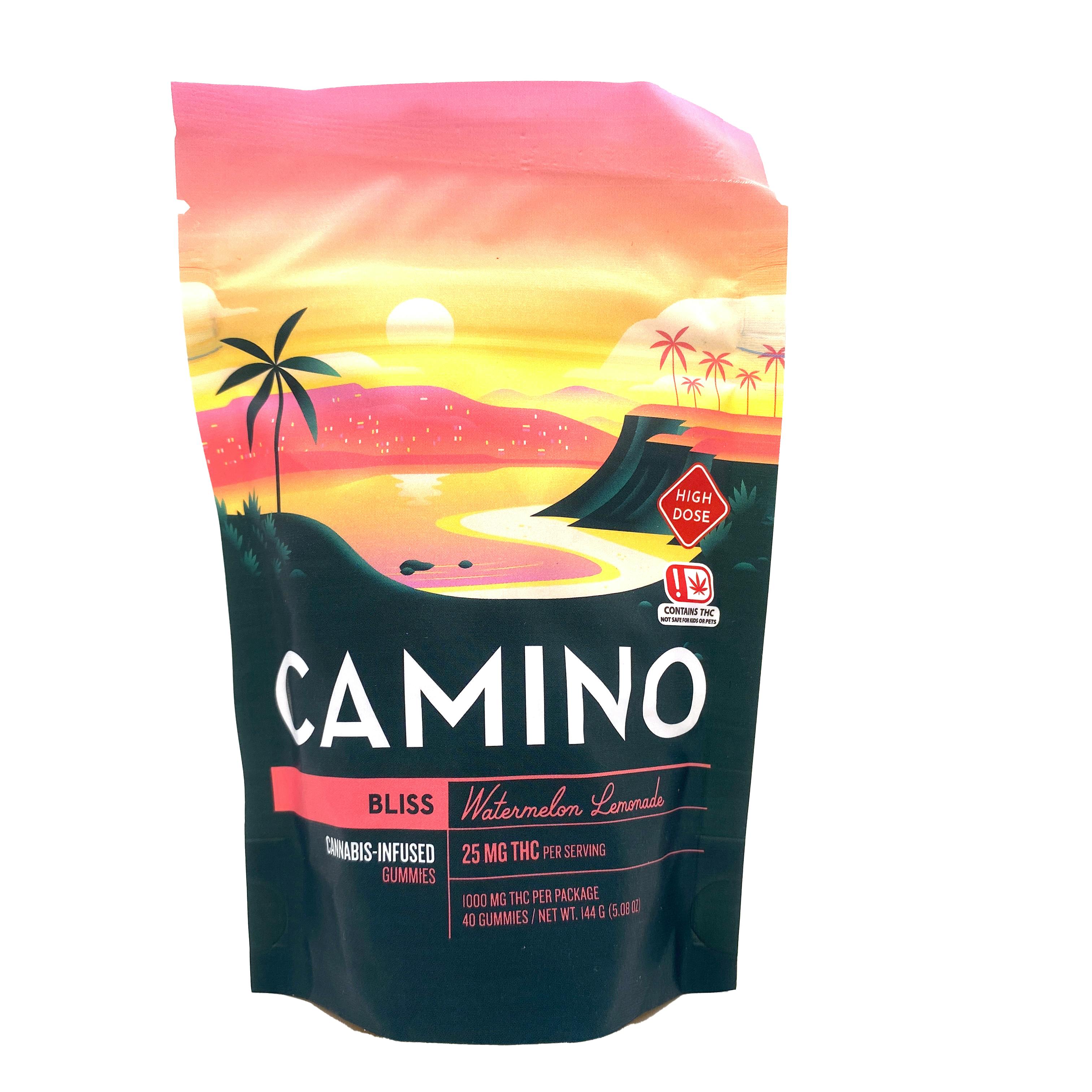 Watermelon Lemonade Bliss Camino Gummies 1000mg [40pk] KIVA