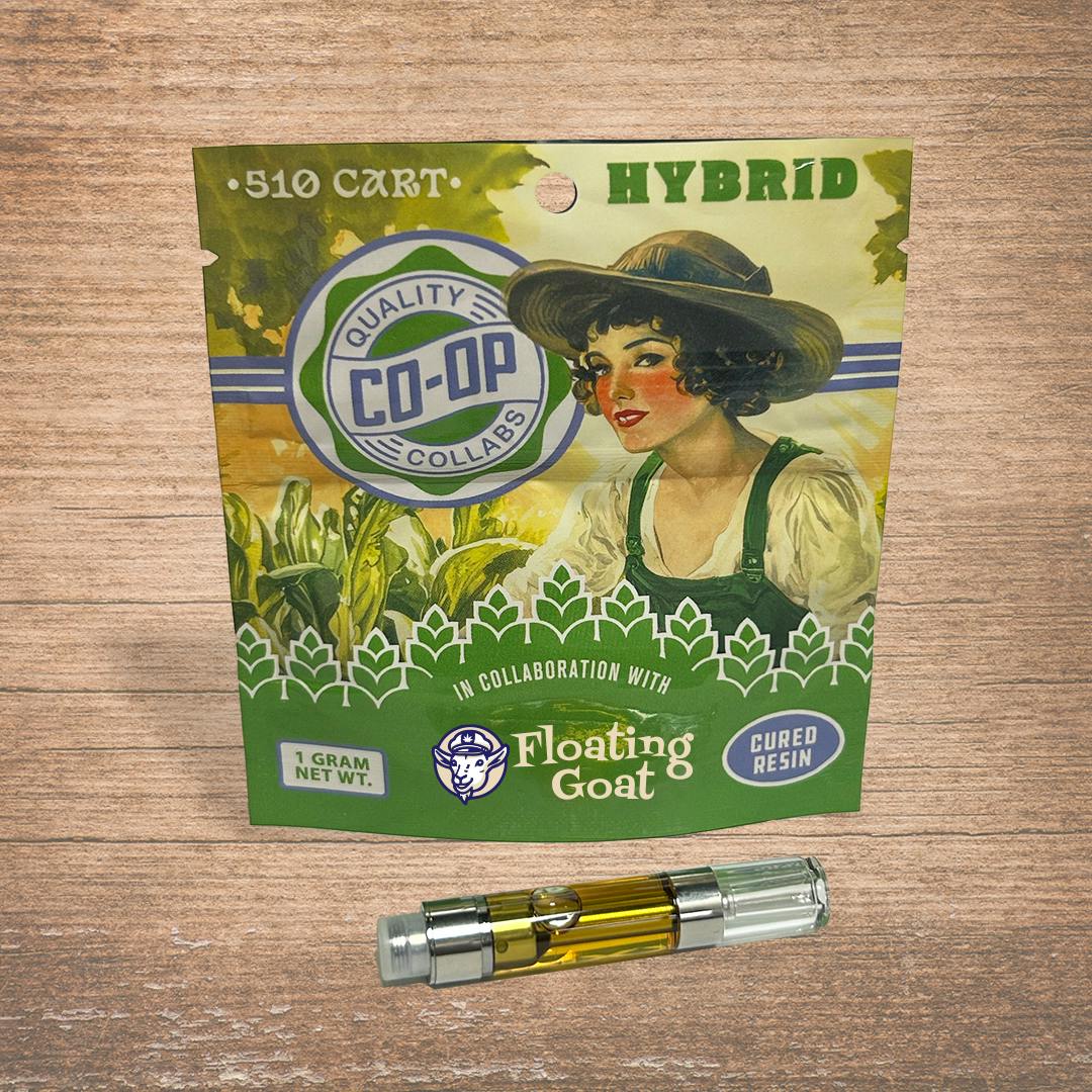 Co-Op x Floating Goat - Pink Gelato 1g Cured Resin Cart TRIBE (H)