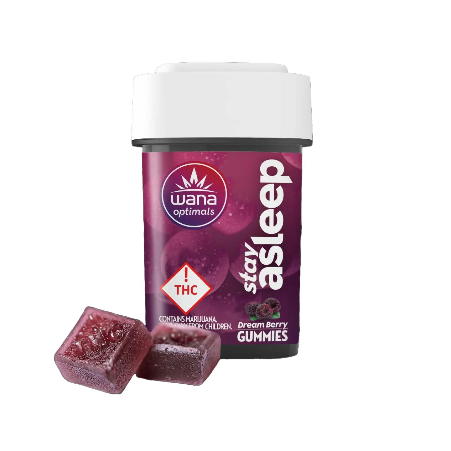 Stay Asleep Dreamberry Gummies 100mg [10pk] WANA