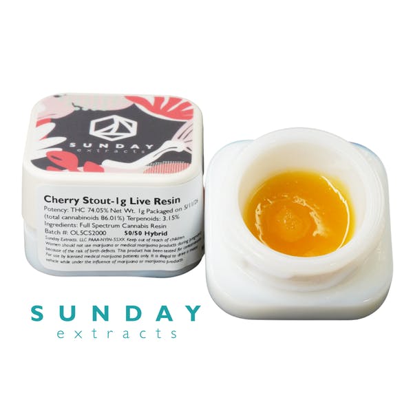 Cherry Stout 1g Live Resin Sugar SDEX (H)