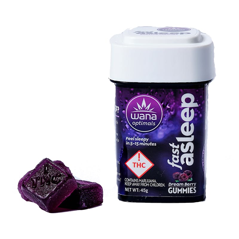 Fast Asleep Dreamberry Gummies 100mg [10pk] WANA