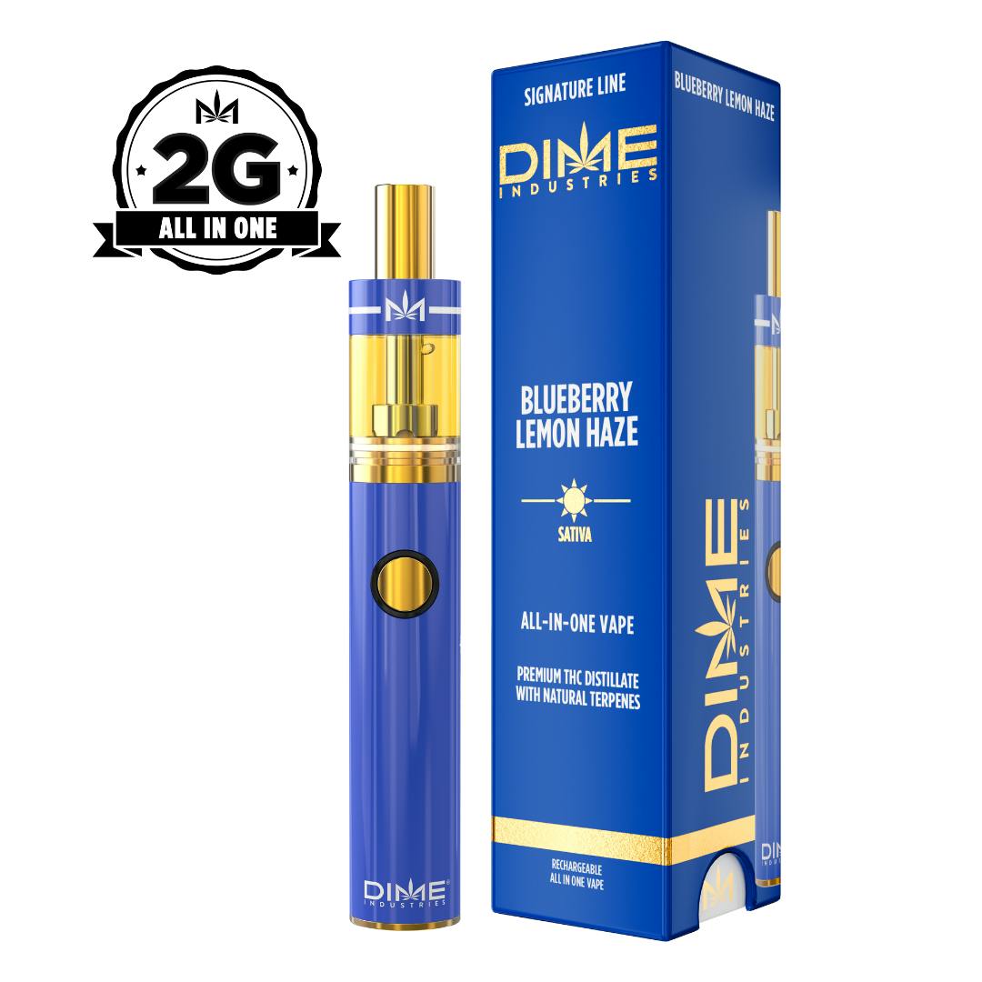 Blueberry Lemon Haze 2g Signature Line All-In-One DIME (S)
