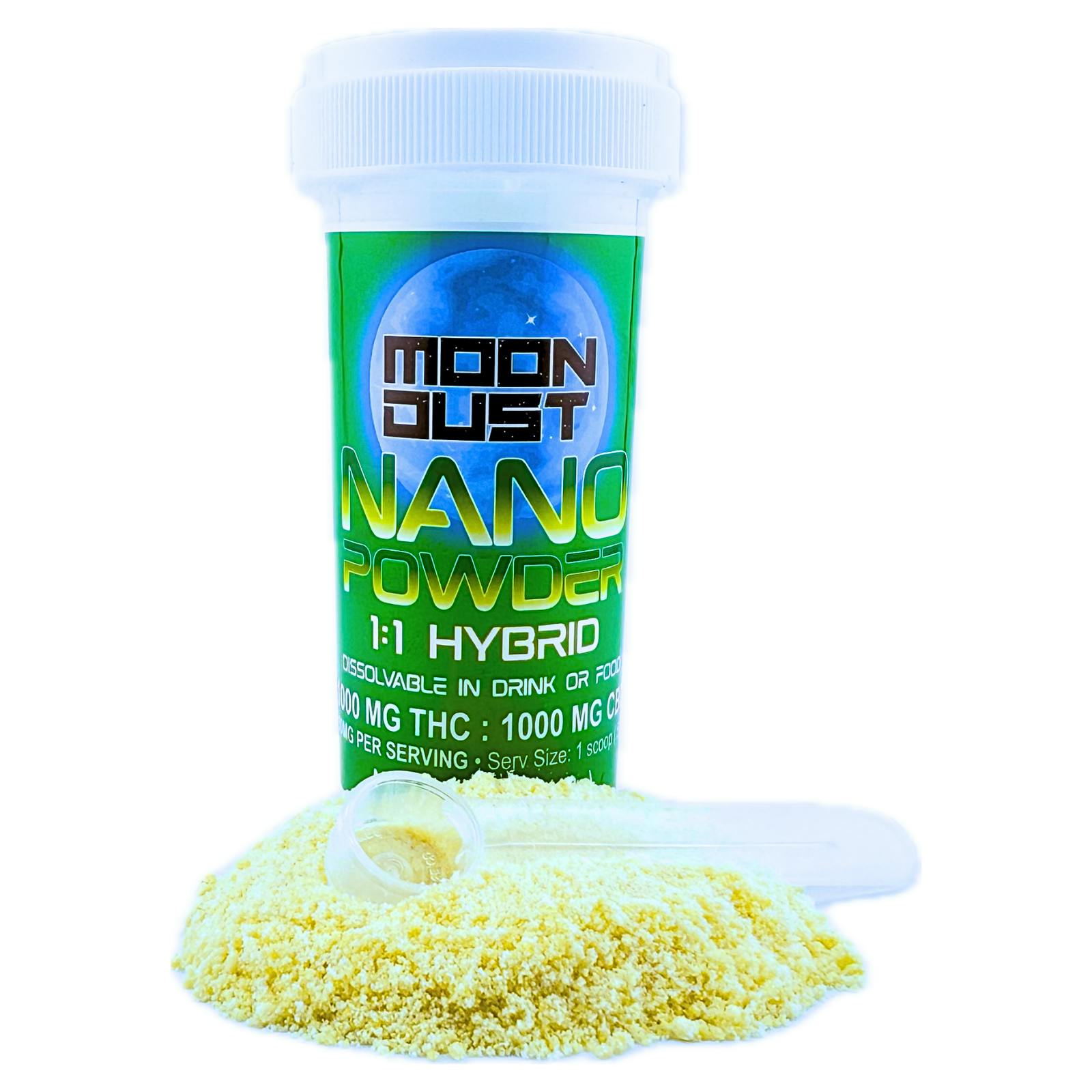 Hybrid THC/CBD 1:1 Nano Powder 1000mg MDST (H)