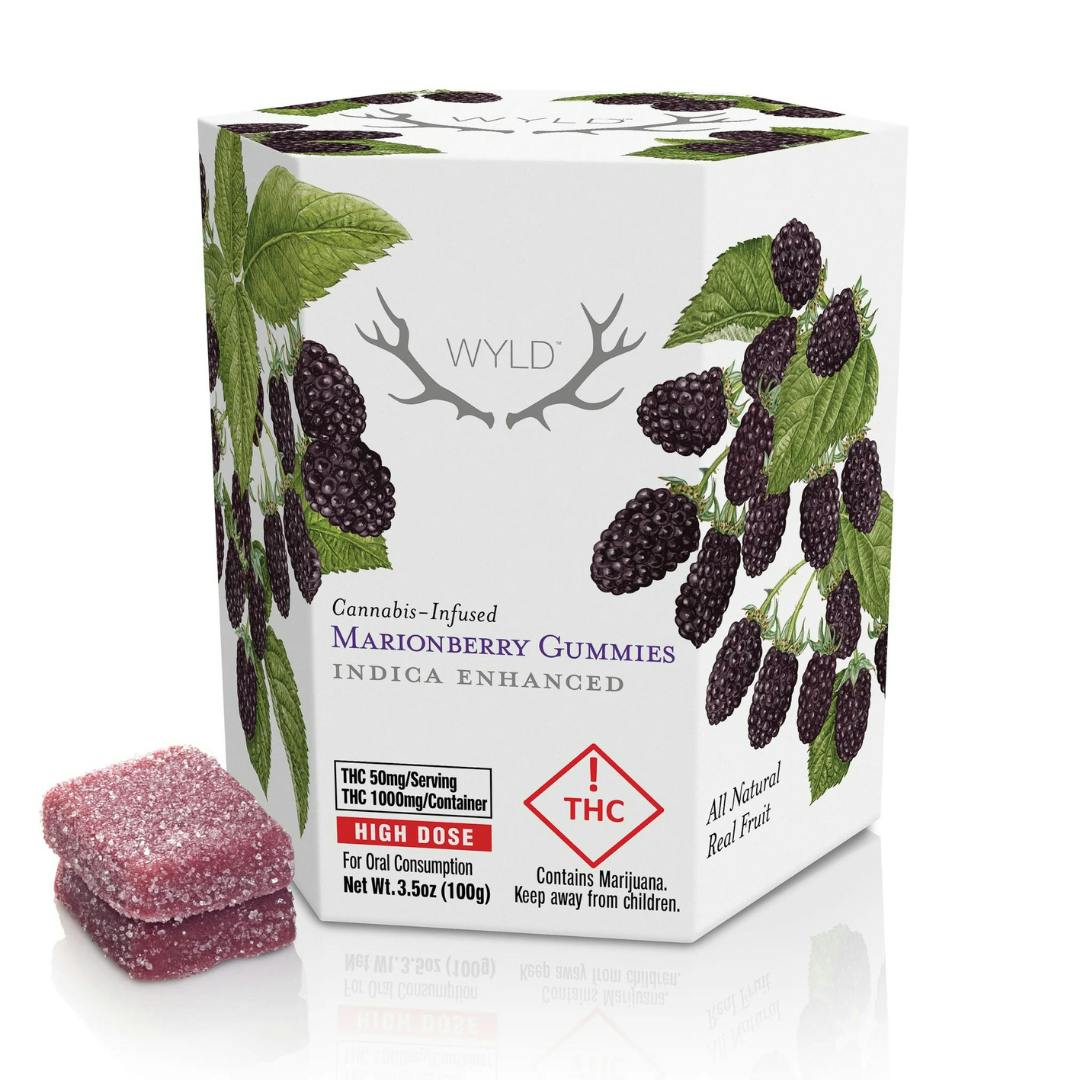 Marionberry 1000mg Gummies WYLD (I)