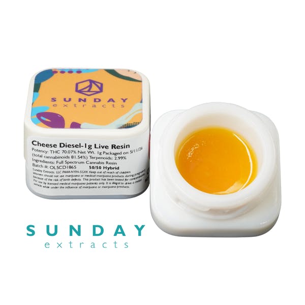 Cheese Diesel 1g Live Resin Sugar SDEX (H)