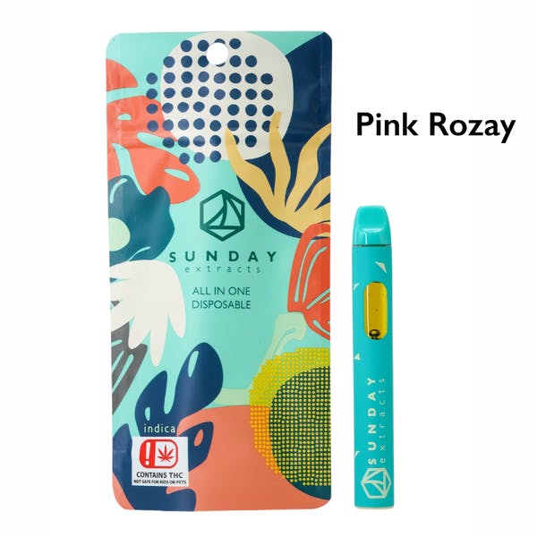 Pink Rozay Disposable Distillate Ripstick 2g SDEX (I)