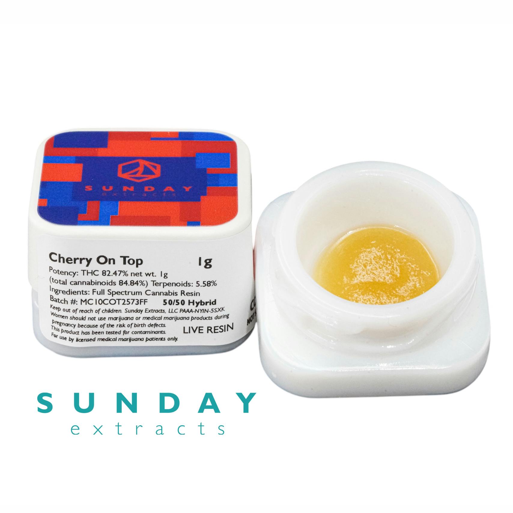 Cherry On Top 1g Live Resin Badder SDEX (H)
