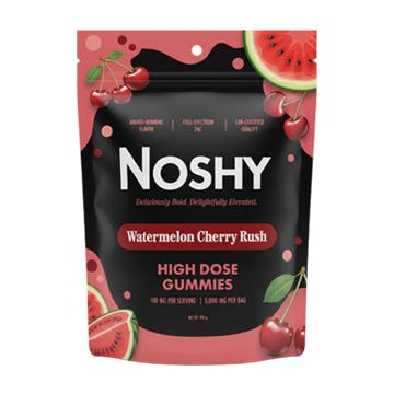 Watermelon Cherry Rush High Dose Gummies 5000mg NSHY (H)