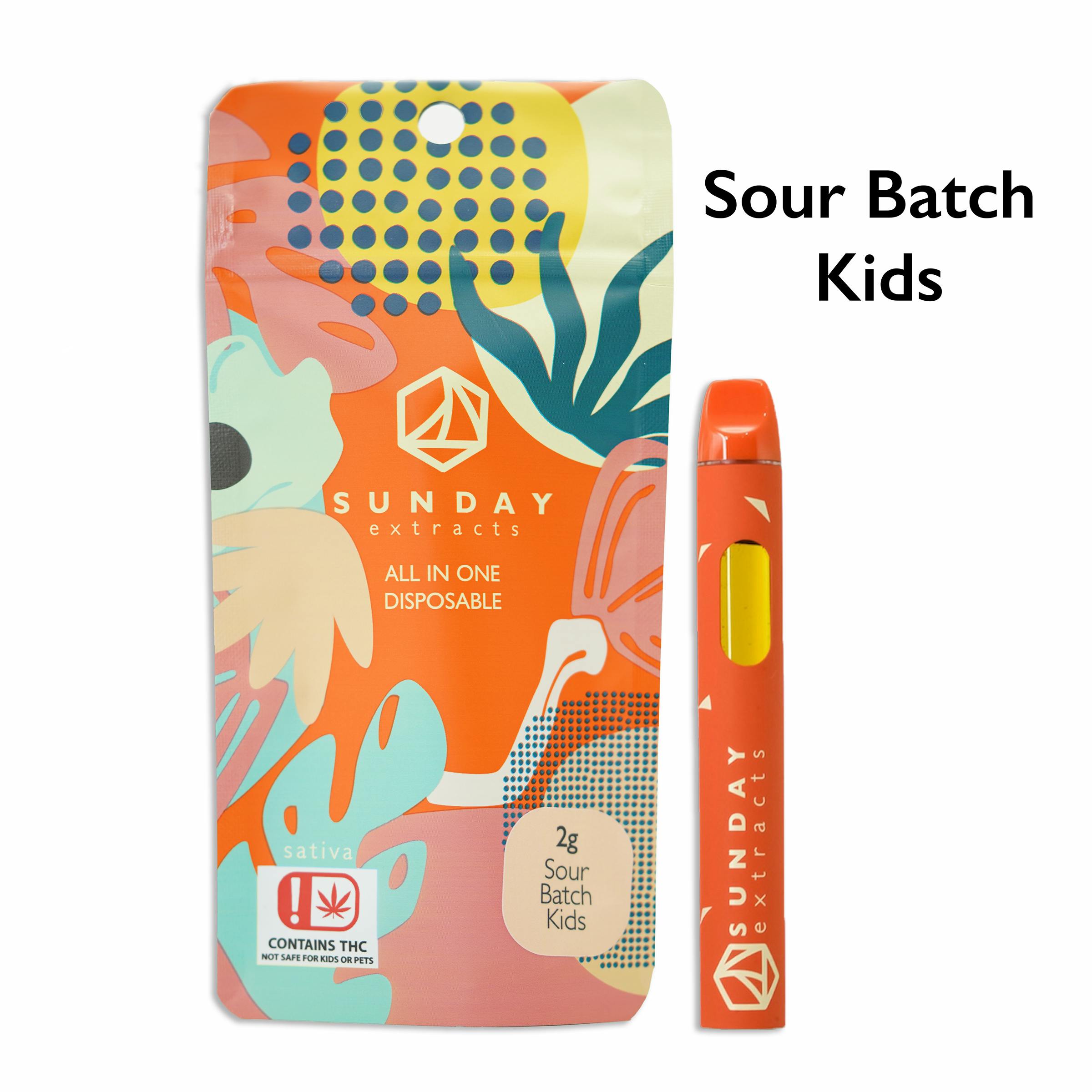 Sour Batch Kids Disposable Distillate Ripstick 2g SDEX (S)