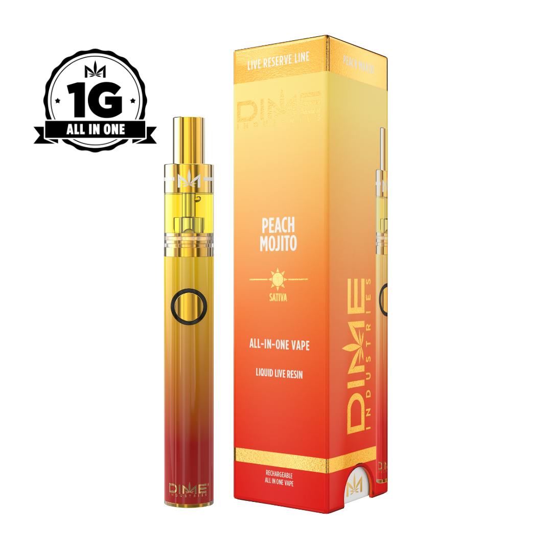 Peach Mojito 1g Live Resin All-In-One DIME (S)