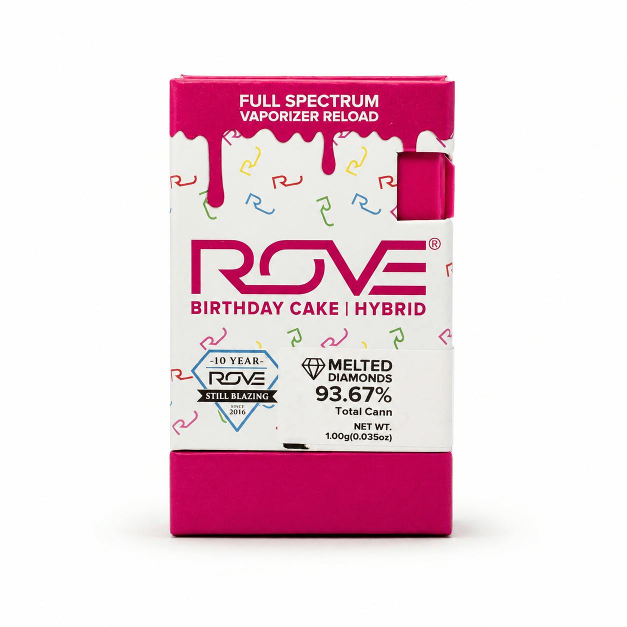 Birthday Cake Live Resin Diamonds 1g Vape Reload ROVE (H)